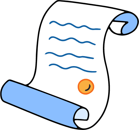 cetificate scroll